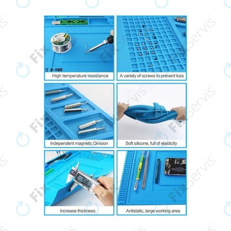 ESD Antistatická Teplovzdorná Silikónová Podložka - 45 x 30cm