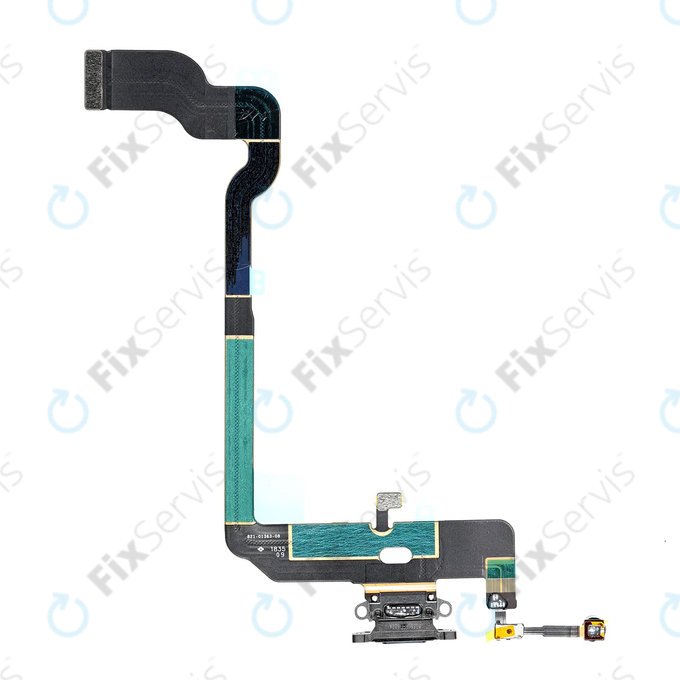 Apple iPhone XS - Nabíjací Konektor + Flex Kábel (Space Gray)