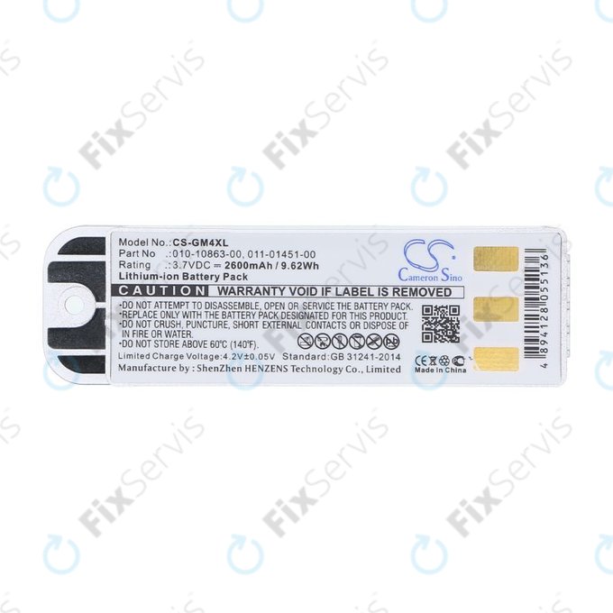 Batéria pre Garmin Zumo 400, 550, 2600mAh, Li-Ion, 3.7V, 010-10863-00, 011-01451-00, HQ