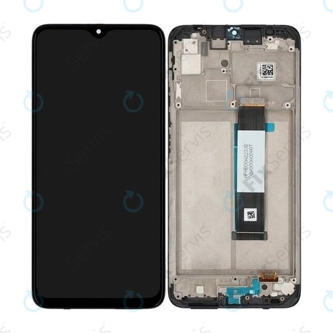 Xiaomi Redmi 9T - LCD Displej + Dotykové Sklo + Rám (Carbon Gray) - 560001J19S00 Genuine Service Pack