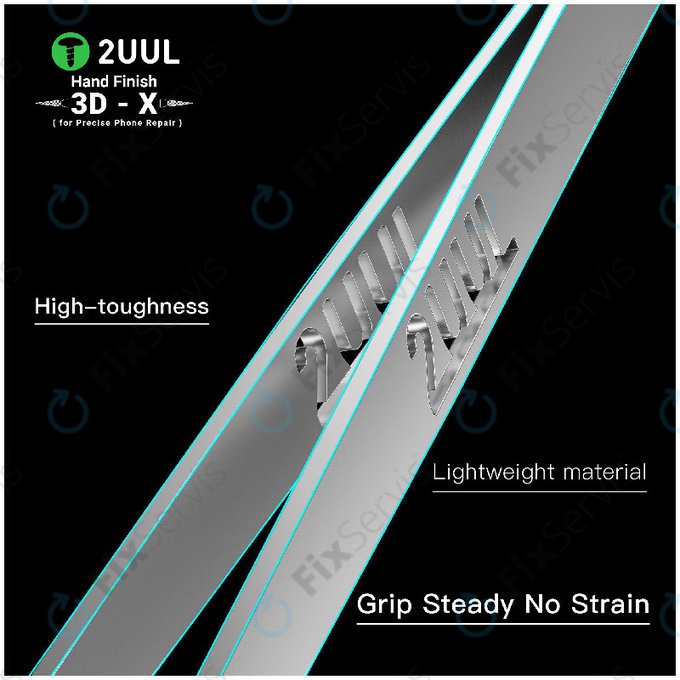 Presná pinzeta, 3D-X ručne opracovaná, 2UUL TW02