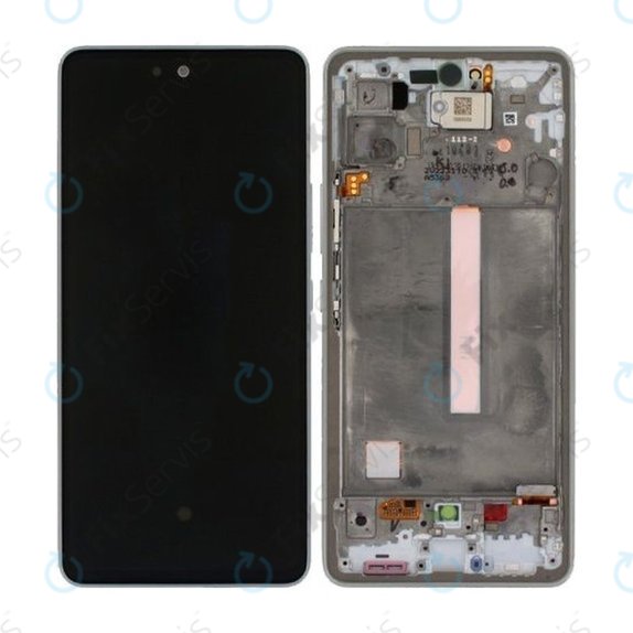 Samsung Galaxy A53 A536B - LCD Displej + Dotykové Sklo + Rám (Awesome Black) OLED