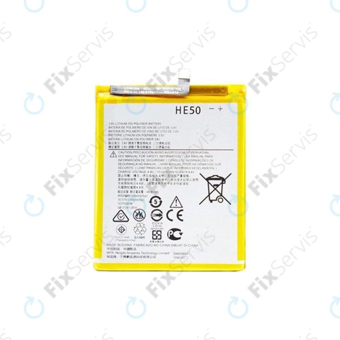 Motorola Moto E4 Plus XT1771, E5 Plus XT1924 - Batéria HE50 5000mAh - SNN5989A Genuine Service Pack