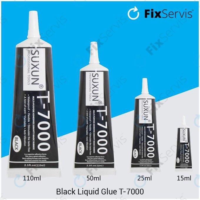 Adhesive Lepidlo T-7000 - 15ml (Čierna)