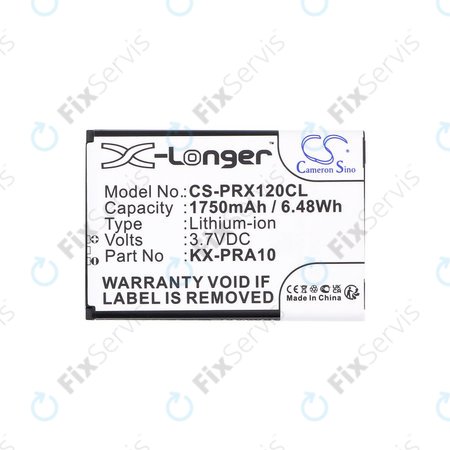 Batéria pre Panasonic KX-PRX110, 120, 150, 1750mAh, Li-Ion, 3.7V, KX-PRA10, HQ