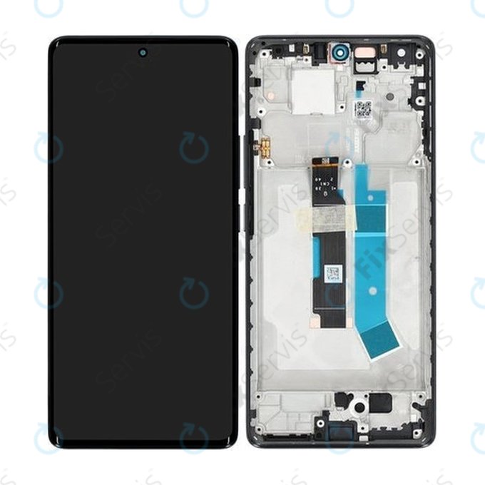 Xiaomi Redmi Note 14 Pro 4G 24116RACCG - LCD Displej + Dotykové Sklo + Rám (Midnight Black) - 560003000O600 Genuine Service Pack