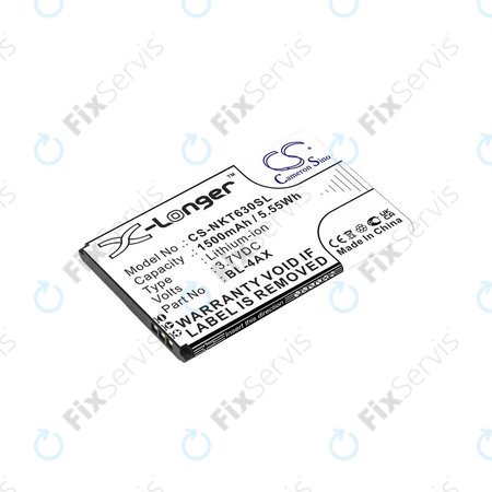 Batéria pre Nokia 6300 4G, Nokia 8000 4G, 1500mAh, Li-Ion, 3.7V, BL-4AX, HQ