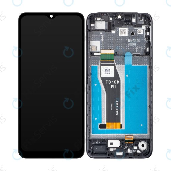 Motorola Moto E13 - LCD Displej + Dotykové Sklo + Rám (Cosmic Black) TFT
