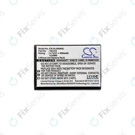 Batéria pre Steelseries 61298rx, Siberia 840, 900mAh, Li-Ion, 3.7V, 160240, HQ