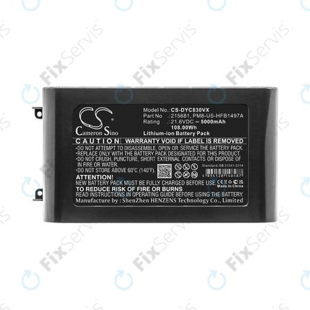 Dyson V8 - Batéria 215681, PM8-US-HFB1497A Li-Ion 21.6V 5000mAh HQ