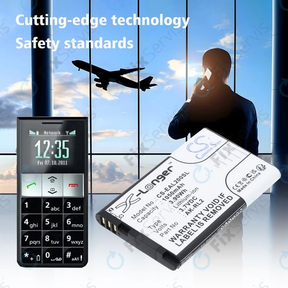 Batéria pre Emporia Essence Plus, Talk comfort, V20, 1050mAh, Li-Ion, 3.7V, AK-RL2, HQ