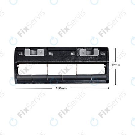 Ecovacs Deebot N-series, T-series, X1-series, Ozmo-series - Kryt Hlavnej Kefy (Čierny)