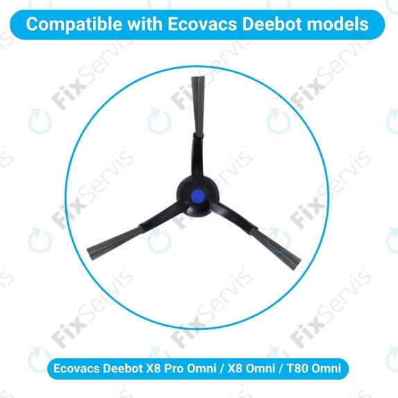 Bočná kefa, 2 ks pre Ecovacs X8 Pro Omni, X8 Omni, T80 Omni