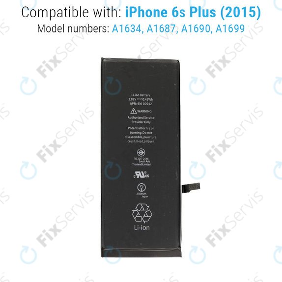 Batéria pre iPhone 6S Plus, 2750mAh