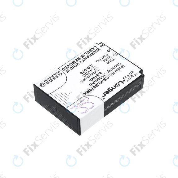 Batéria pre Kodak PIXPRO S1, AZ651, AZ652, AZ901, 1150mAh, Li-Ion, 7.4V, LB-070, HQ