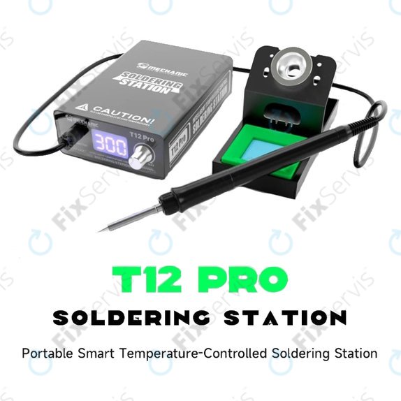 Mechanic T12 Pro - Digitálna Spájkovacia Stanica (Black)