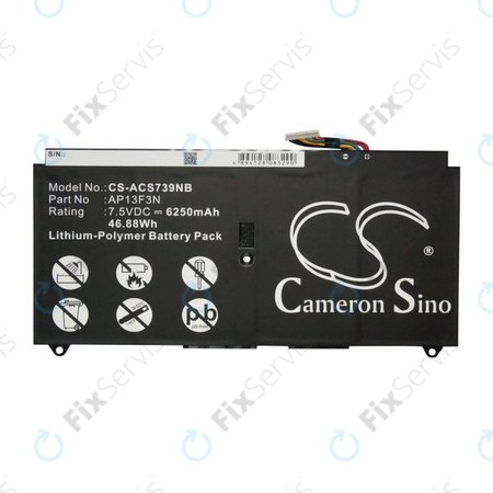 Batéria pre Acer Aspire S7, 6250mAh, Li-Pol, 7.5V, AP13F3N, HQ