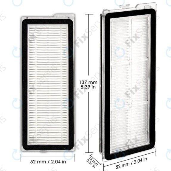 Prachový filter, 2 ks pre Xiaomi Roborock QV 35A, QV 35S