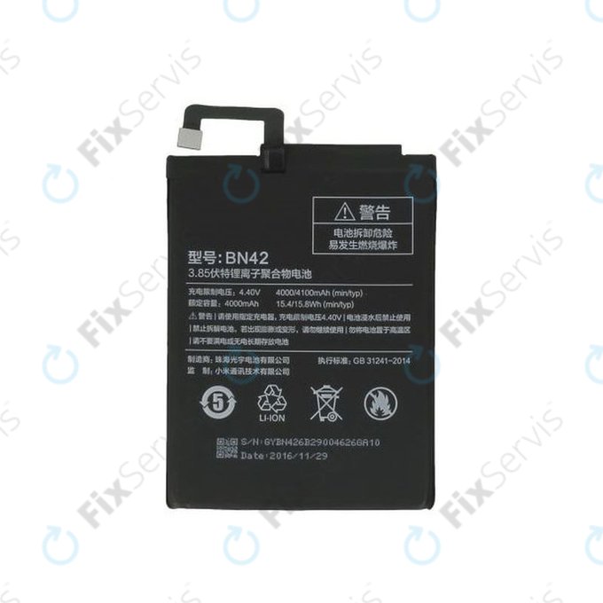 Xiaomi Redmi 4 - Batéria BN42 4100mAh