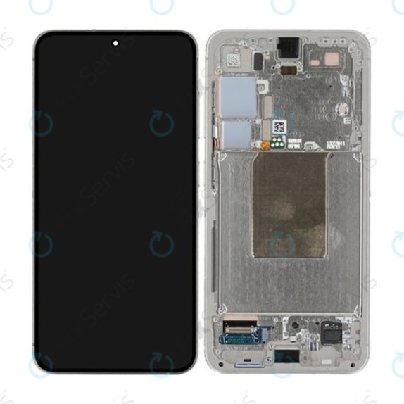 Samsung Galaxy S24 S921B - LCD Displej + Dotykové Sklo + Rám (Amber Yellow) - GH82-33287D Genuine Service Pack