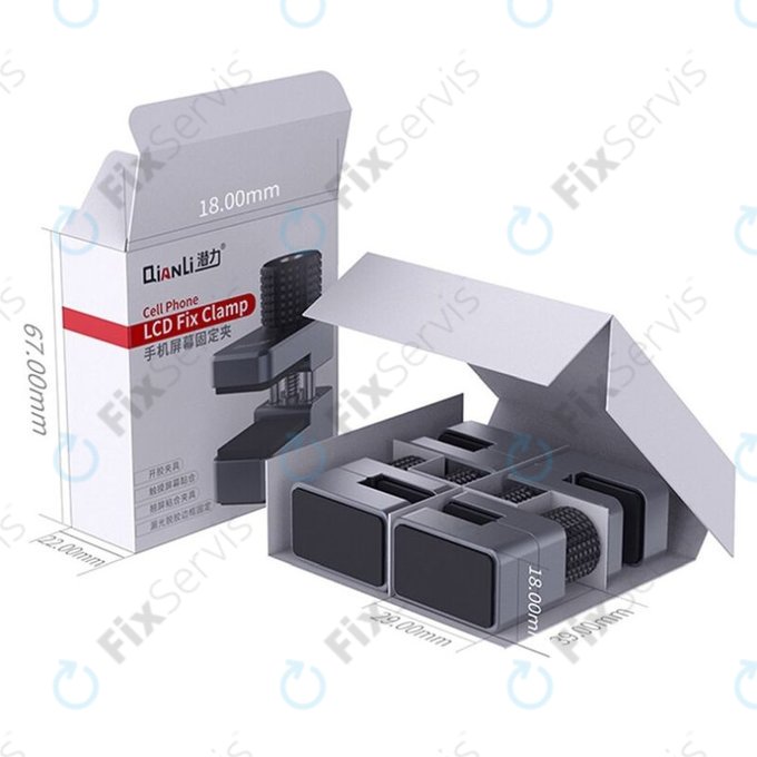 QianLi iClamp - Hliníková Svorka s Gumovou Výplňou - Rozpätie 11mm (4ks)