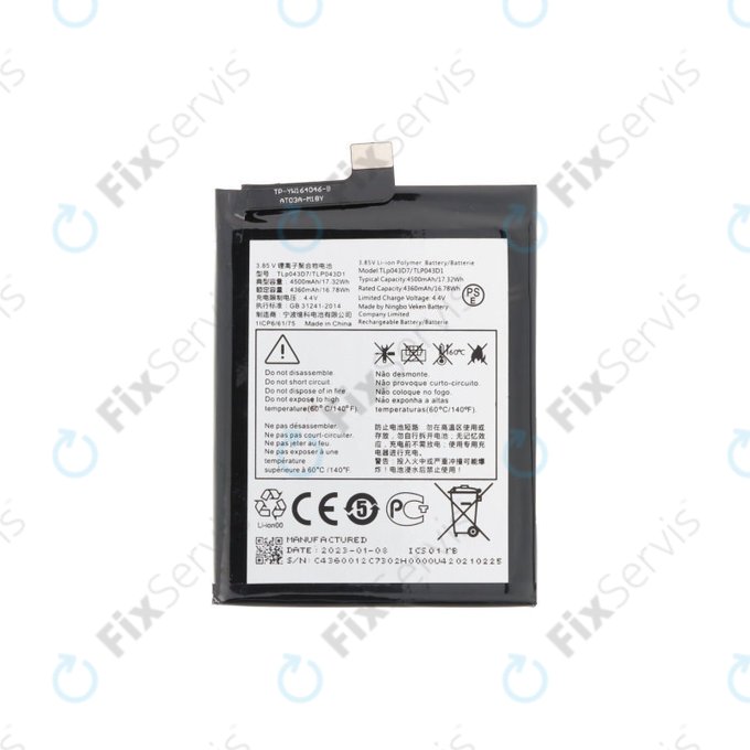 TCL 10 Pro, 10+, 20 Pro 5G - Batéria TLP043D1 4500mAh