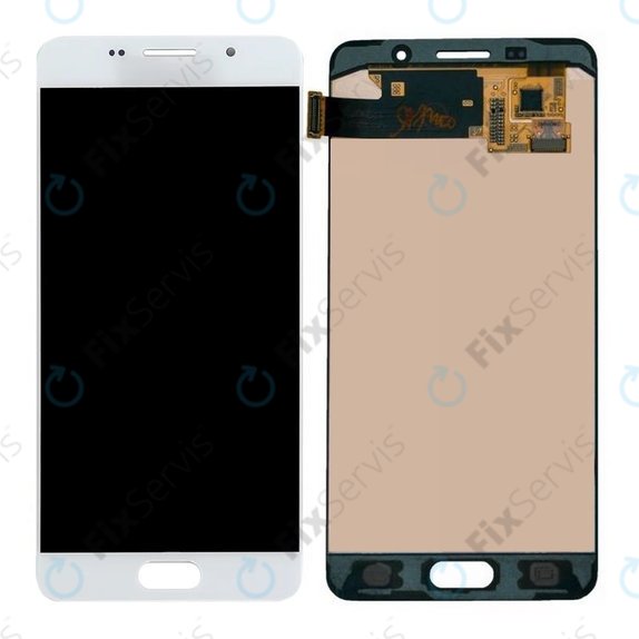 Samsung Galaxy A5 A510F (2016) - LCD Displej + Dotykové Sklo (White) OLED