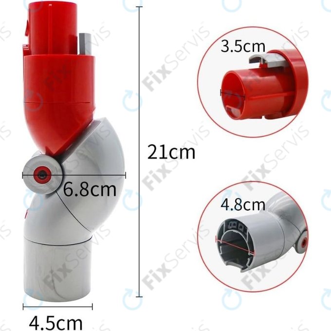 Dyson V-series, Outsize, Omni-glide - Flex Adaptér