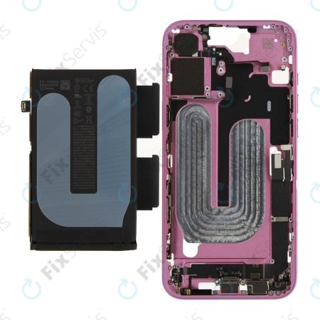 Stredný Rám s Batériou pre iPhone 16 Plus | Pink | ZD076-00686 | Genuine Apple