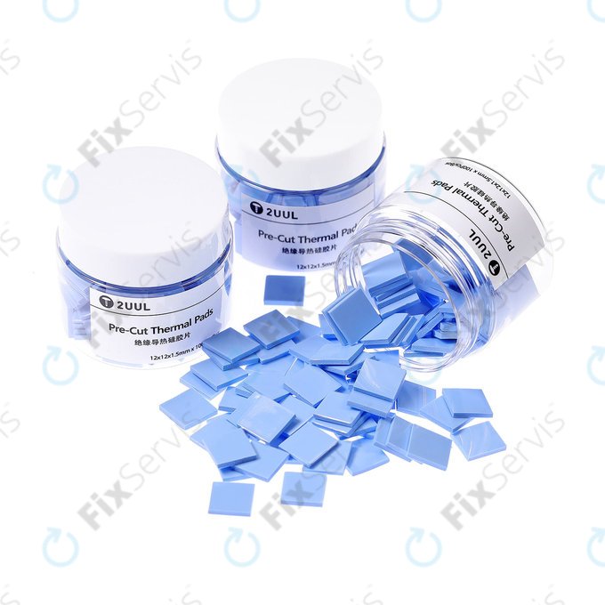 2UUL - Sada Ochranných Silikónových Vankúšikov - 12 x 12 x 1.5mm (100ks)