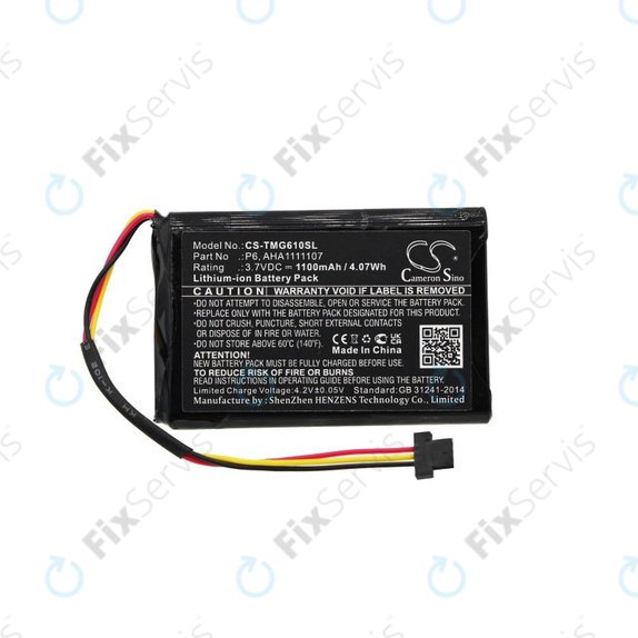 Batéria pre TomTom Go 610, 1100mAh, Li-Ion, 3.7V, LAHA1111107, HQ