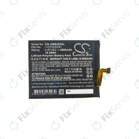 Umidigi Bison, Plus - Batéria 1ICP/6/63/81 4800mAh HQ