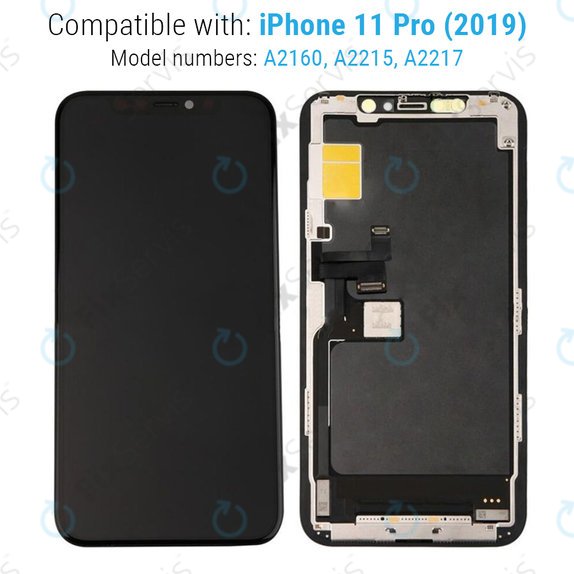 Apple iPhone 11 Pro - LCD Displej + Dotykové Sklo + Rám Refurbished PRO