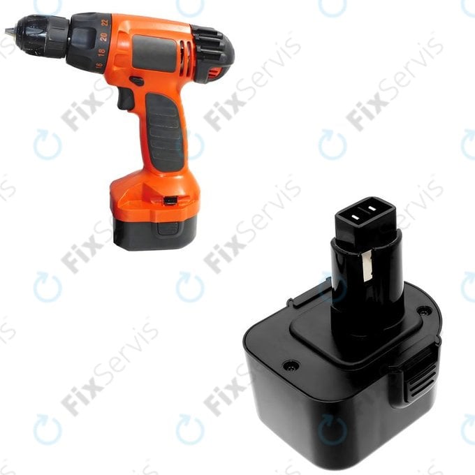 Batéria pre Black & Decker Cd1202, 2100mAh, Ni-MH, 12V, PS130A, HQ