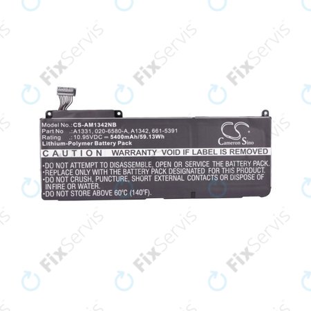 Apple MacBook 13" A1342 (Late 2009 - Mid 2010) - Batéria A1331 5400mAh HQ
