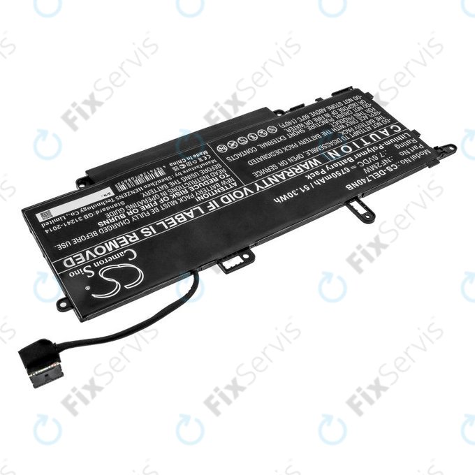 Batéria pre Dell Latitude 7310 2-in-1, 7400 2-in-1, 6750mAh, Li-Pol, 7.6V, NF2MW, HQ