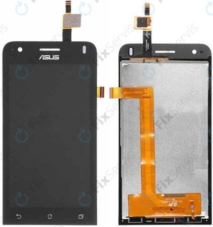 Asus Zenfone C ZC451CG - LCD Displej + Dotykové Sklo + Rám (Black) TFT