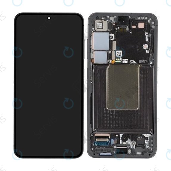 Samsung Galaxy S24 S921B - LCD Displej + Dotykové Sklo + Rám (Onyx Black) TFT