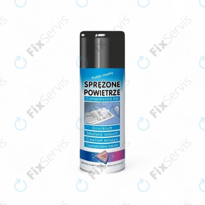 Stlačený vzduch v spreji, nehorľavý, 400 ml