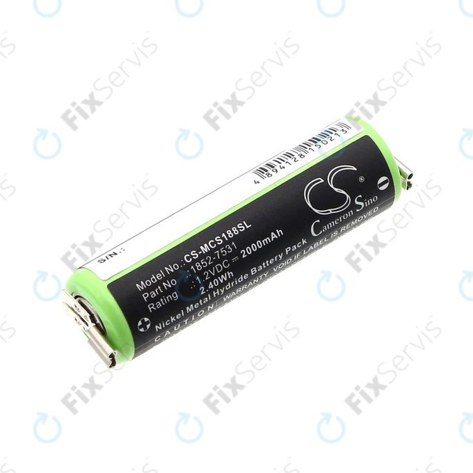 Batéria pre Moser Easy Style 1881, 2000mAh, Ni-MH, 1.2V, 1852-7531, HQ