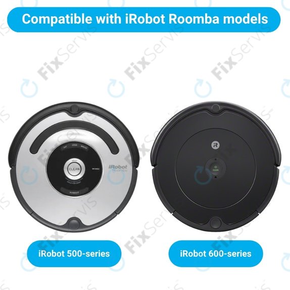 Sada náhradných dielov pre iRobot Roomba 500, 600-series (2 páry Hlavných kief, 4x Filter, 4x Bočná kefa)