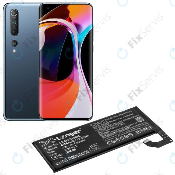 Xiaomi Mi 10 M2001J2G - Batéria BM4N 4650mAh HQ