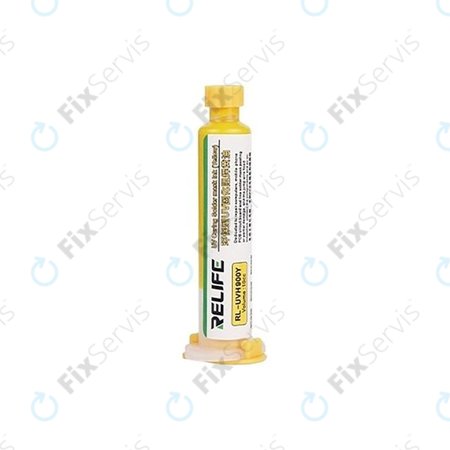 Relife RL-UVH900Y - UV Vytvrditeľná Spájkovacia Maska - 10ml (Žltá)