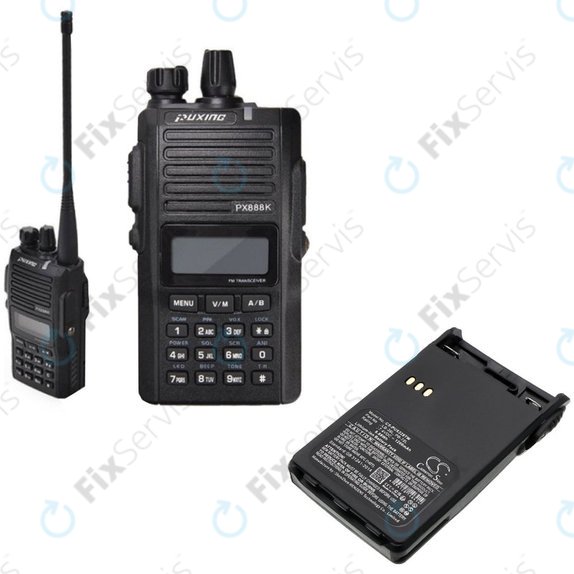 Batéria pre ADI AT-46, Baojie BJUV22, Huntec HT-3688, 1200mAh, Li-Ion, 7.4V, LB-38L, HQ