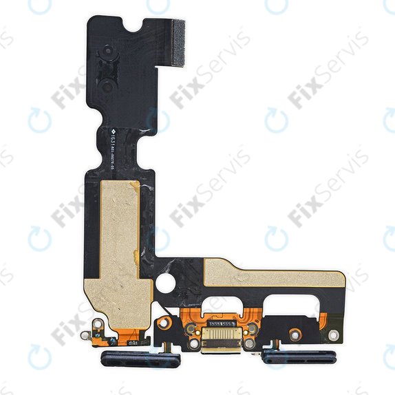 Apple iPhone 7 - Nabíjací Konektor + Flex Kábel (Black)