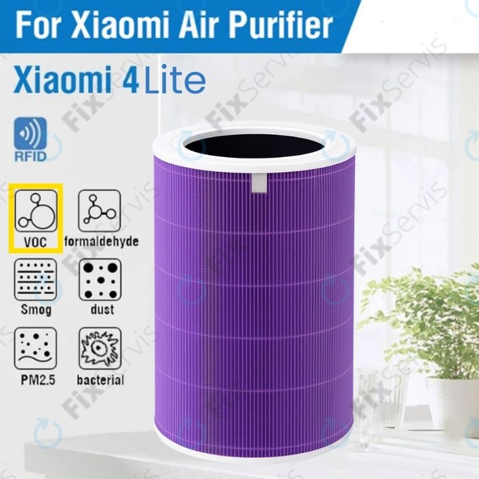 Xiaomi Mi Air Purifier 4 Lite - HEPA filter (Proti-zápachový) (Fialový)