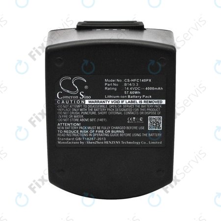 Batéria pre Hilti SFC14-A, SFH140A, 4000mAh, Li-Ion, 14.4V, B14/3.3, HQ