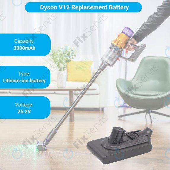 Dyson V12 - Batéria 965470-01 Li-Ion 25.2V 3000mAh