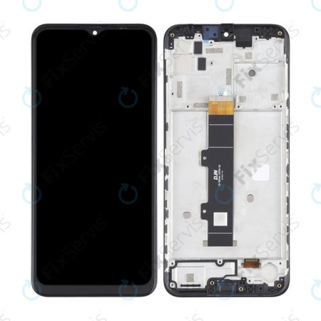 Motorola Moto G30 XT2129 - LCD Displej + Dotykové Sklo + Rám (Phantom Black) TFT
