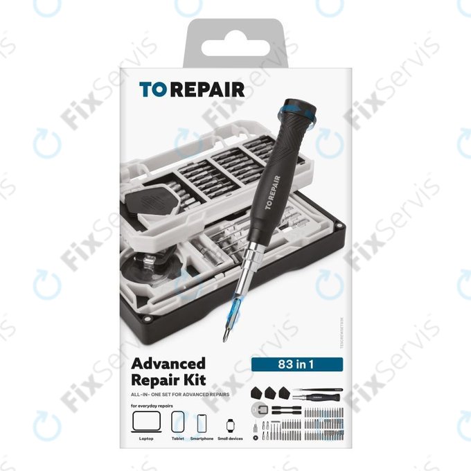 SBS - Pokročilá opravárenská súprava s magnetickými bitmi 83v1